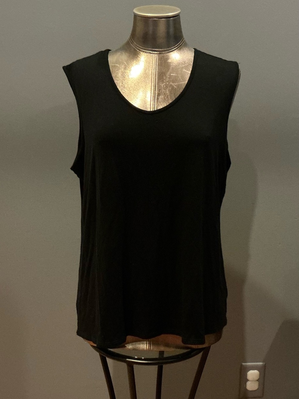 Eileen Fisher Black Sleeveless Top